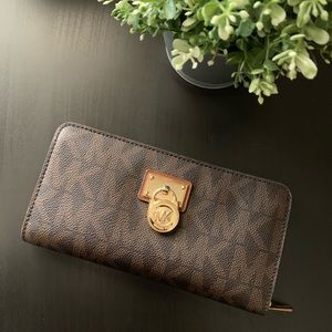 Authentic Michael Kors checkbook wallet